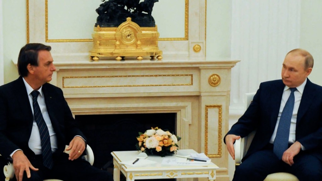 Bolsonaro and Putin agree to share geopolitical information