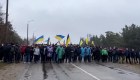 Ucranianos protegen una planta nuclear