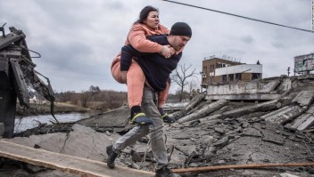civiles Ucrania desplazados