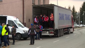 Un día con la Cruz Roja en la frontera Polonia-Ucrania