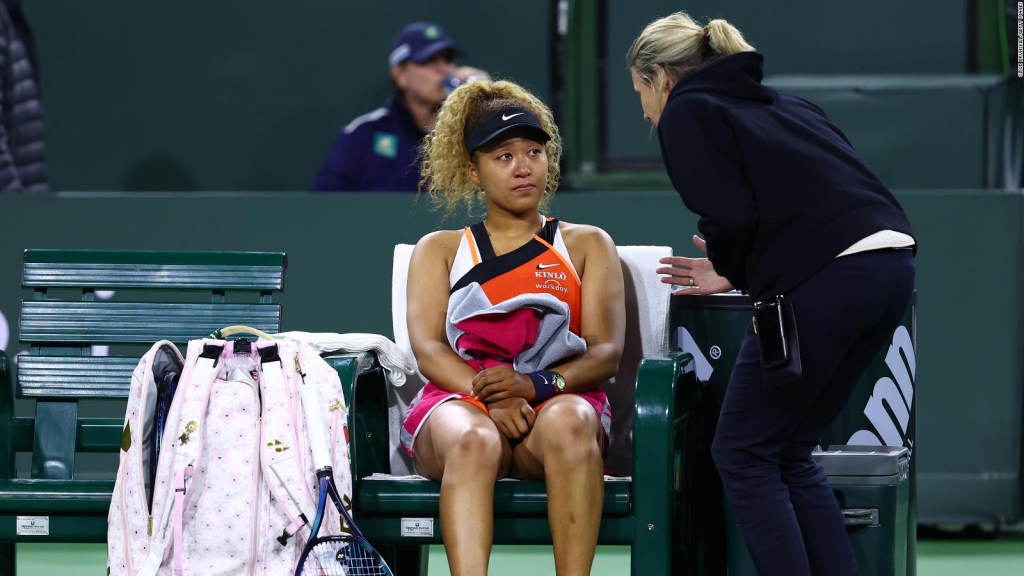 Osaka and her tears, after an awkward moment in a match