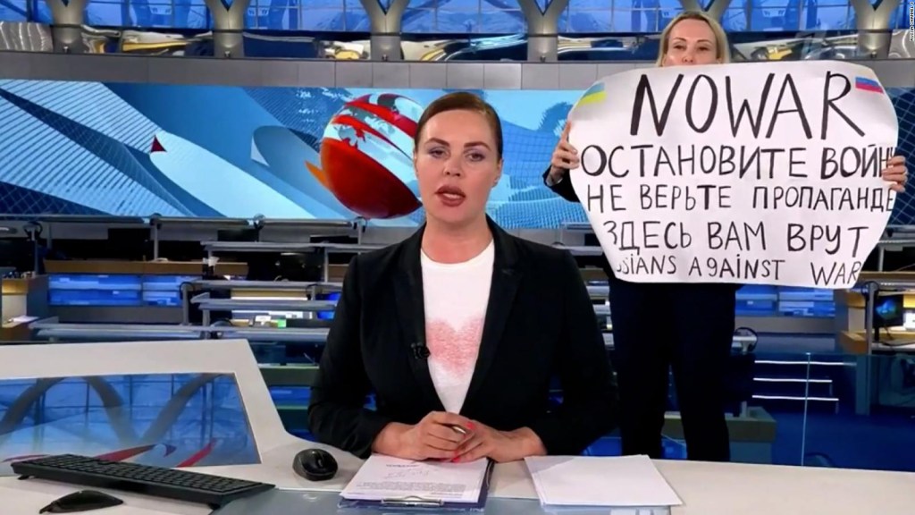 Walka z wojną na Ukrainie w rosyjskich wiadomościach