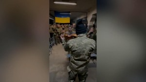 Vea la reacción de soldados ucranianos al escuchar el himno de su patria