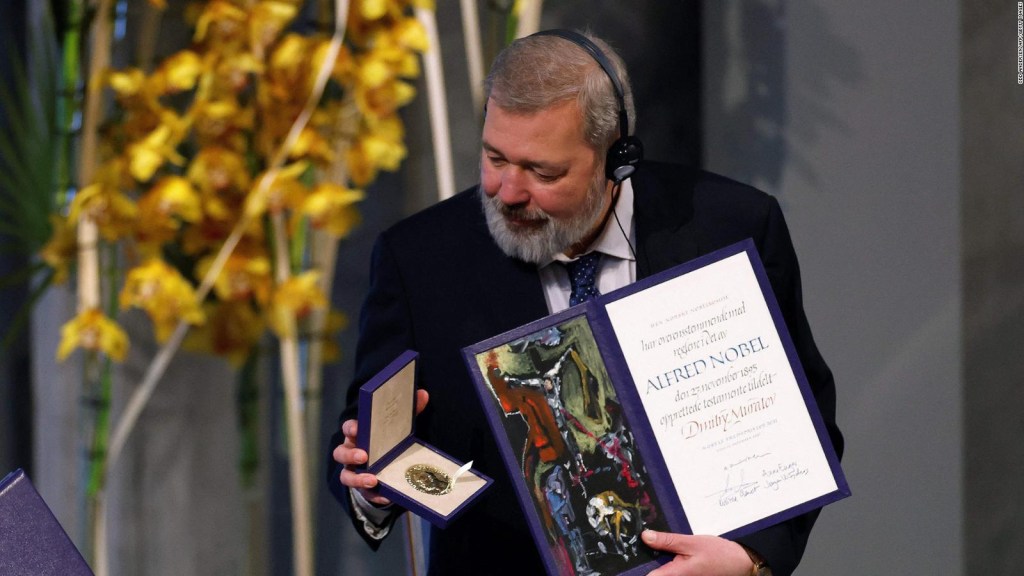 Nobel laureate to auction prize for Ukrainian refugees