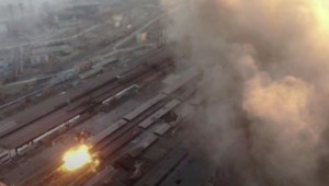 Impactante video de las explosiones en Mariupol
