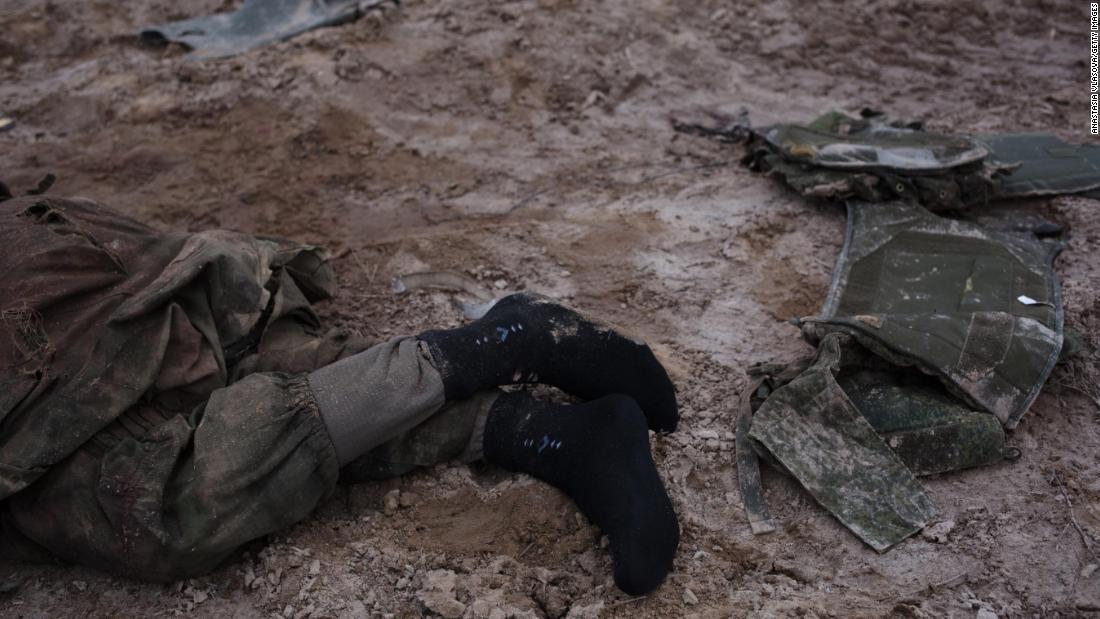 cadáveres rusos soldados Ucrania