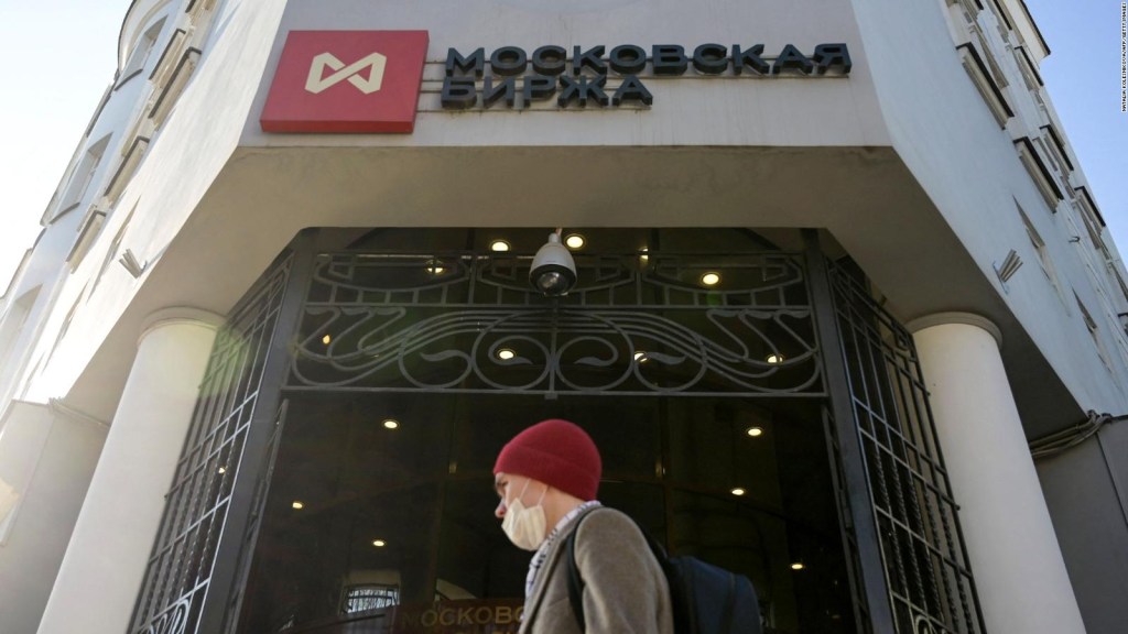 Russian stock market reopens following a month