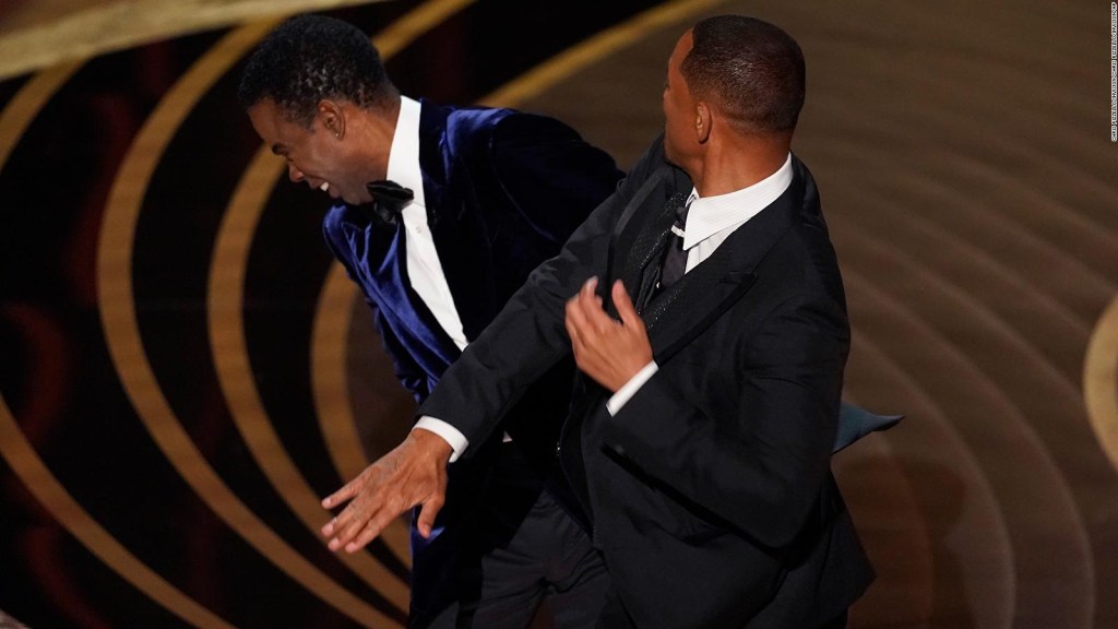 Will Smith punches Chris Rock at the Oscars