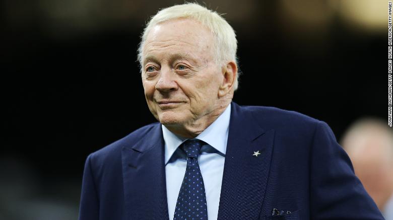 El propietario de los Cowboys de Dallas, Jerry Jones, en una foto de 2021.