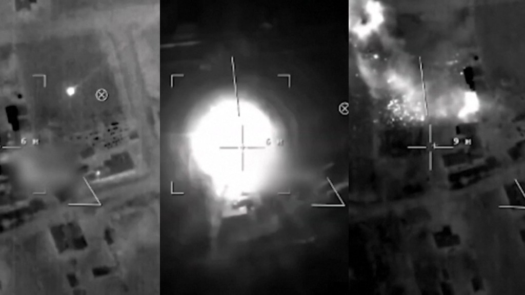 Teknologisk krig: Russland viser hvordan de bruker droner for å ødelegge mål i Ukraina