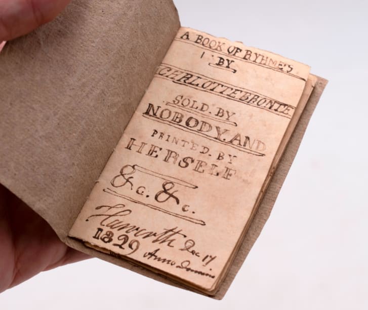 manuscrito Charlotte Brontë