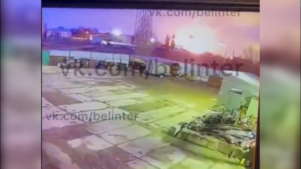 Incendio en un depósito de combustible en Belgorod, Rusia