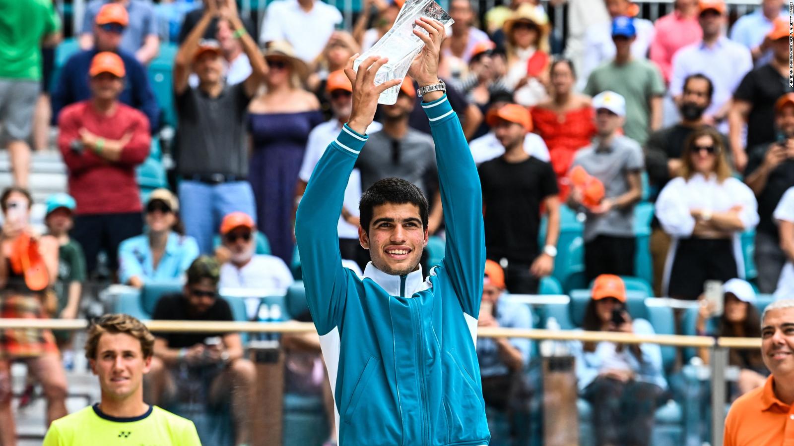 Carlos Alcaraz tells us about his goals after winning the Miami Open