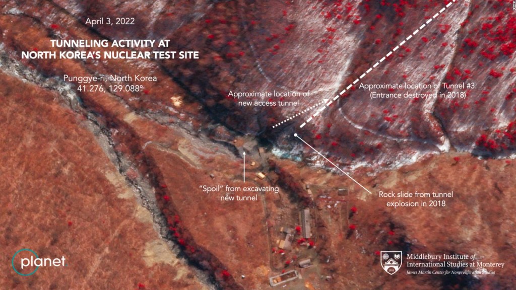 Corea del Norte retoma actividad en túnel de prueba nuclear