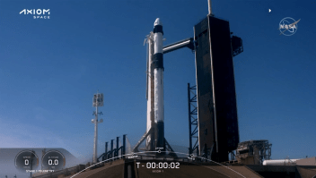 Así se vivió el despegue del cohete de SpaceX y Axiom con tripulantes civiles