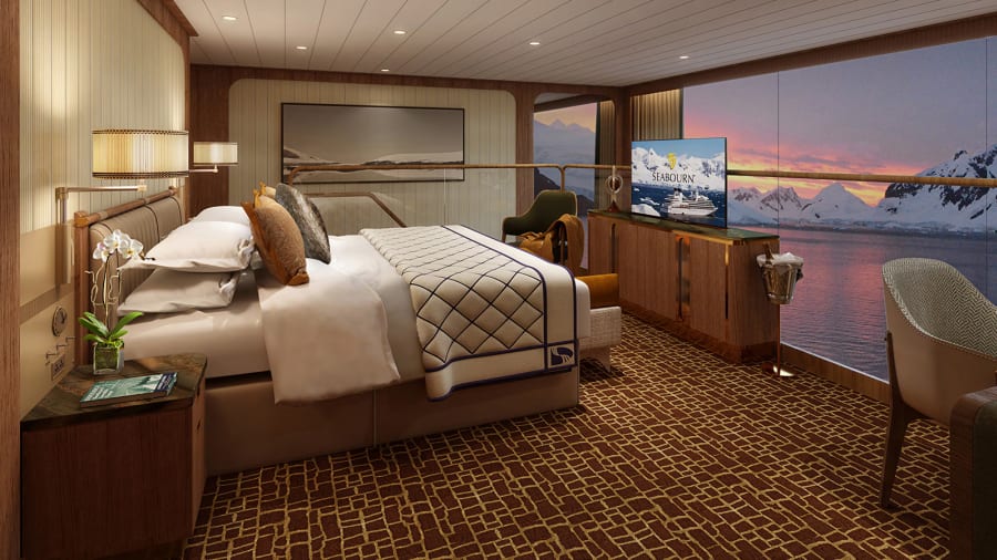 luxury cruise cabin