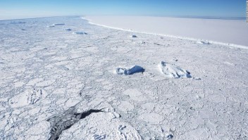 deshielo Antártida río atmosférico