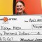 La profesora de Maryland Robyn Mejía ganó US$ 50.000 después de que su marido comprara un billete de lotería para "levantarle el ánimo".
