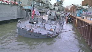 Este barco de la Segunda Guerra Mundial se está hundiendo