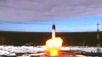 Mira el momento en que Rusia prueba un misil intercontinental