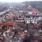 Dron capta destrucción significativa en Moschun, cerca de Kyiv