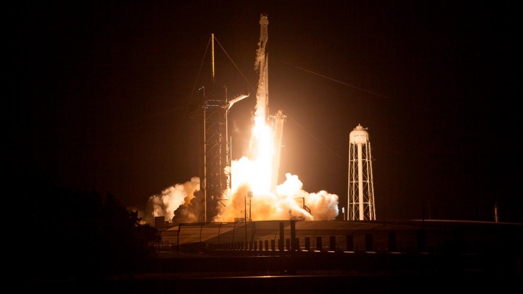 SpaceX launches another historic astronaut mission