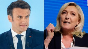 Emmanuel Macron y Marine Le Pen eleccioens Francia