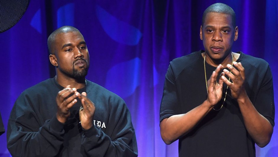 Kanye West y Jay-Z ganaron el Grammy a mejor canción de rap por 'Jail'. La imagen es de 2015 en el evento #TIDALforALL. (Foto: Jamie McCarthy/Getty Images for Roc Nation)