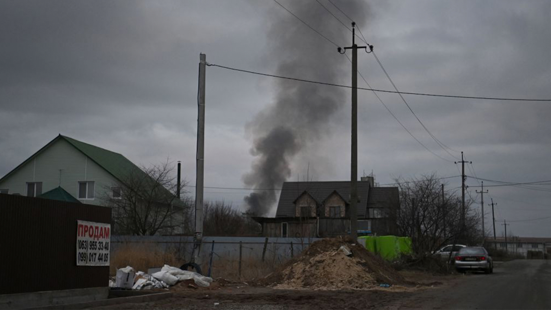 Bodies of civilians found lying on the street in Ukraine