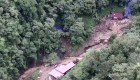 Deslizamiento de tierra en Colombia mata y daña