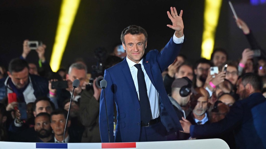 Emmanuel Macron agradece los votos a su favor, incluso de quienes no apoyan su proyecto