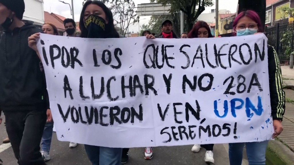 Marchas en Colombia en homenaje a víctimas del Paro Nacional 2021