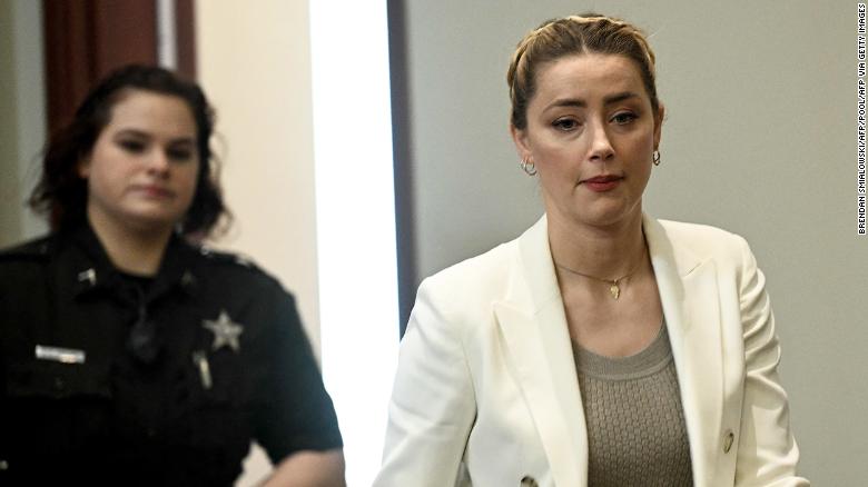 Amber Heard, back in the courtroom on April 26