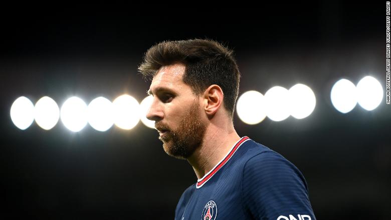 Messi (pictured) has had a disappointing debut season at PSG.