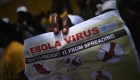 Reportan nuevo caso de Ébola en el Congo