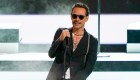 Marc Anthony suffers an accident on some stairs