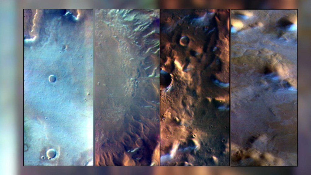 The dirty frost of Mars reveals its secrets