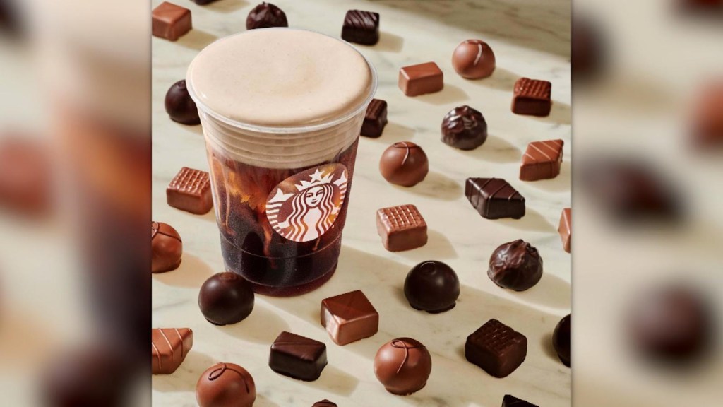 New chocolate and coffee drink at Starbucks