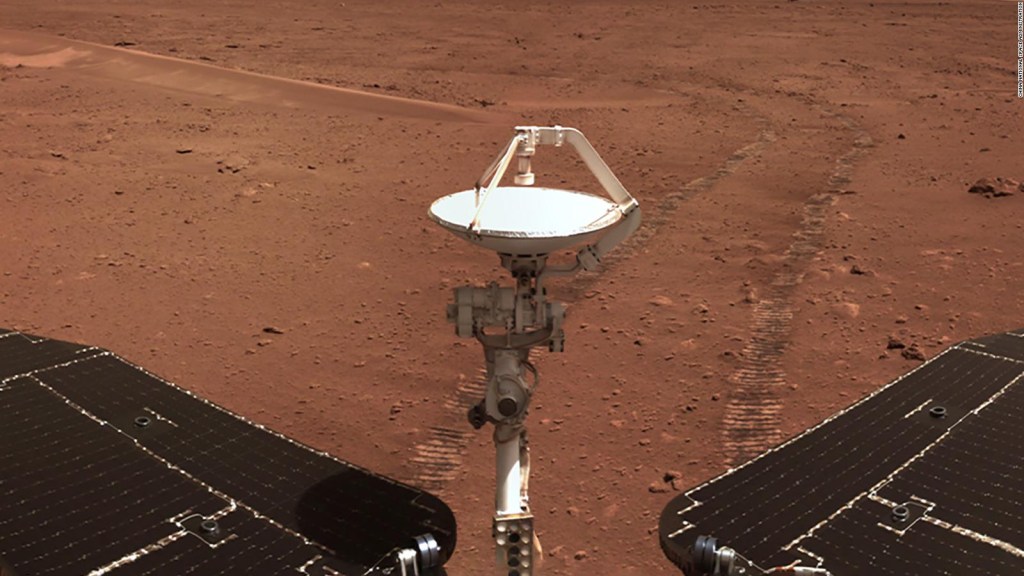Zhurong rover sends back evidence of water on Mars