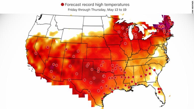 Intensa Ola De Calor Se Sentirá En La Mayor Parte Del Sur De Estados Unidos