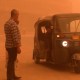 Mira esta imponente tormenta de arena en Iraq