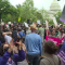 Estadounidenses salen a la calle para defender el derecho al aborto