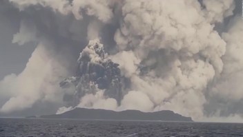 Volcán de Tonga: la erupción más fuerte en 140 años