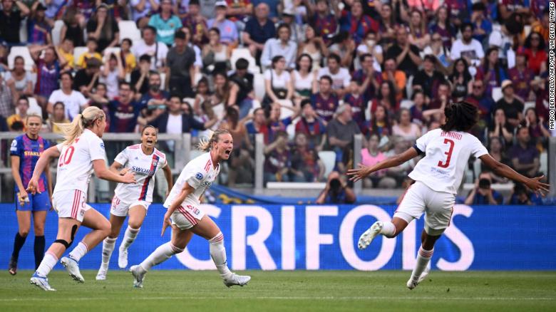 Lyon shock defending champion Barcelona to win eighth Women’s Champions League title