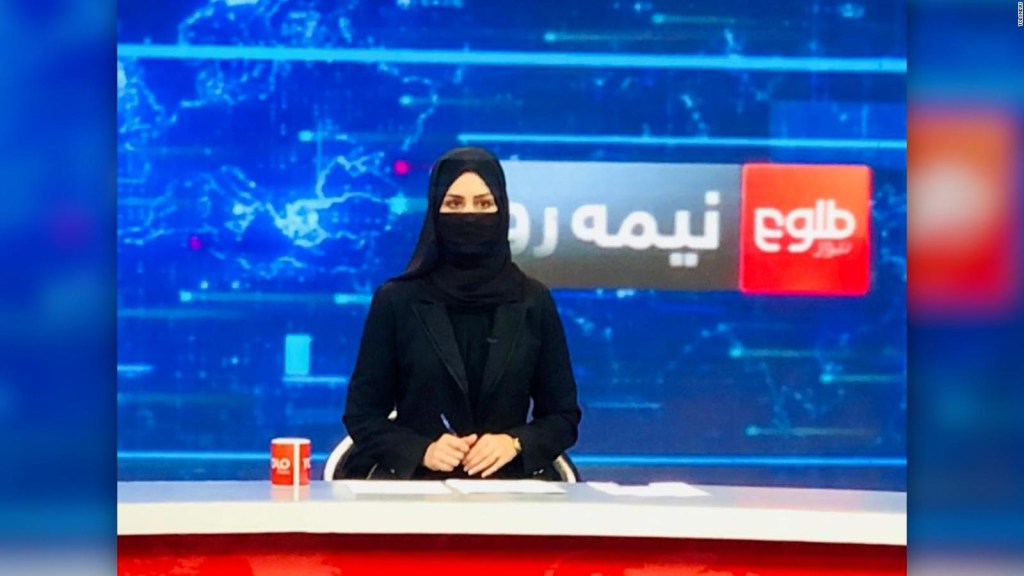 Female anchors in Afghanistan go on air with their faces covered