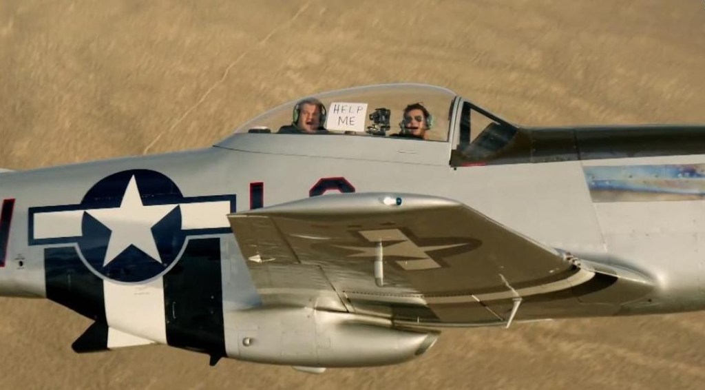 Tom Cruise terrifies James Corden with a wild jet ride