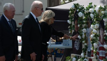 Biden sobre visita a Uvalde: El dolor es evidente