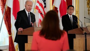 Joe Biden dio una conferencia de prensa en Japón