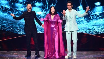 eurovisión presentadores italia getty