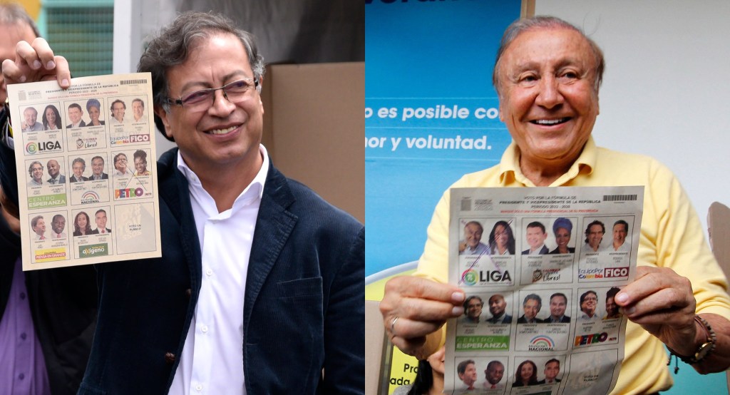 elecciones colombia gustavo petro rodolfo hernandez